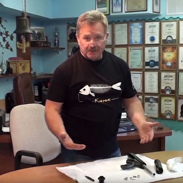 Сборка после неполной разборки, подводное ружье "Каюк"